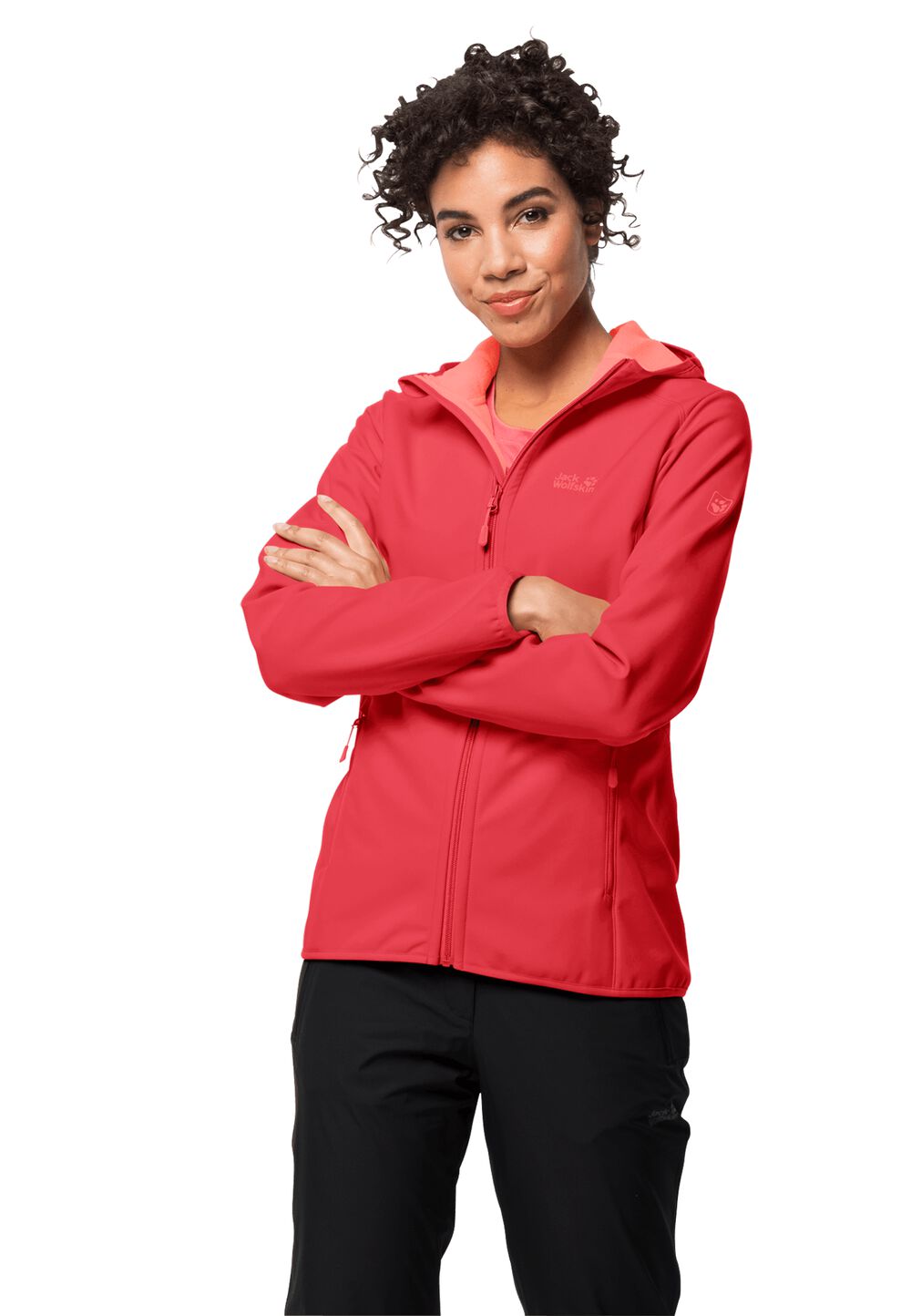 Veste softshell coupe-vent femmes Northern Point Women S rouge tulip red