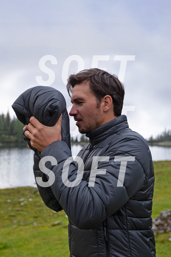 Homme sent la veste
