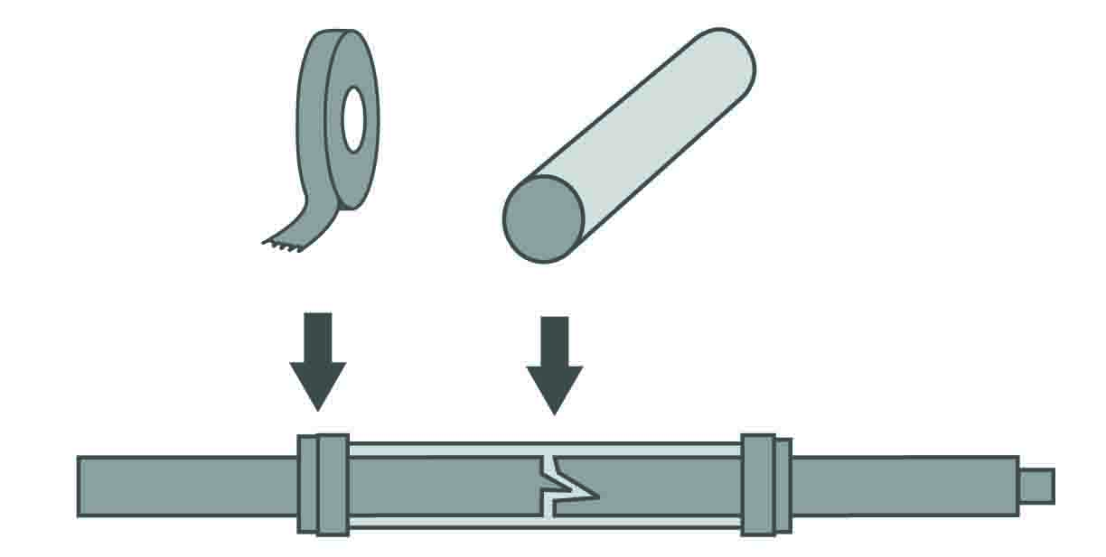 « segment d'armature cassé »